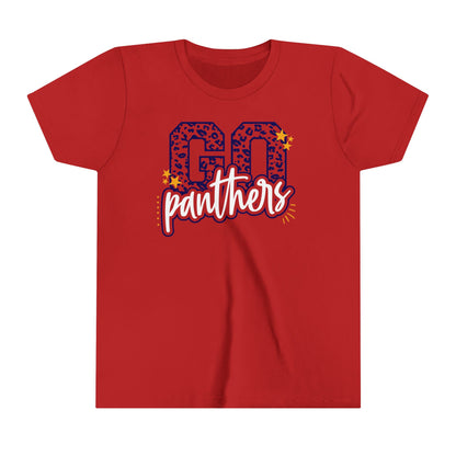 Go Panthers! Youth Panthers Sports Fan Tee