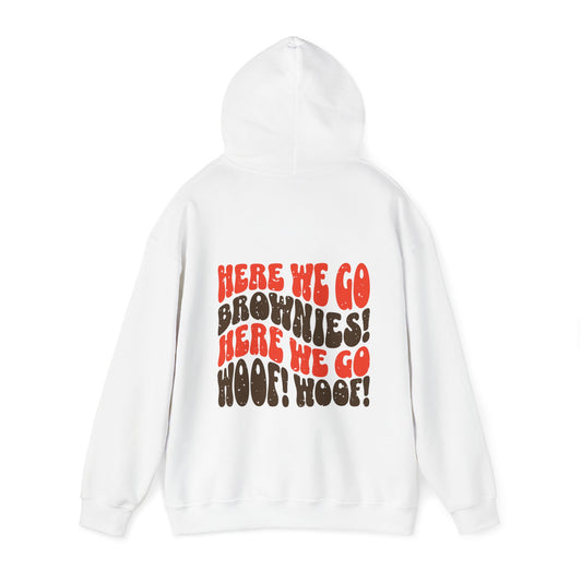 Cleveland Football Hoodie, Retro Vibes Here We Go Brownies!