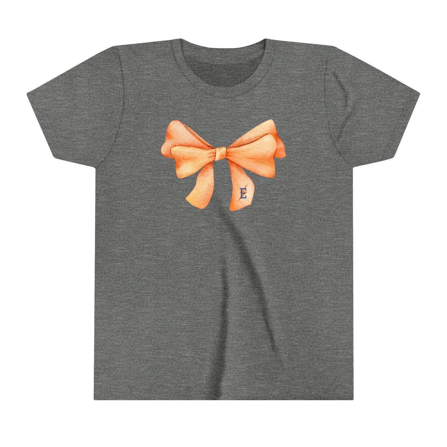 Edison Chargers Bow Youth Tshirt | Edison Logo Bow