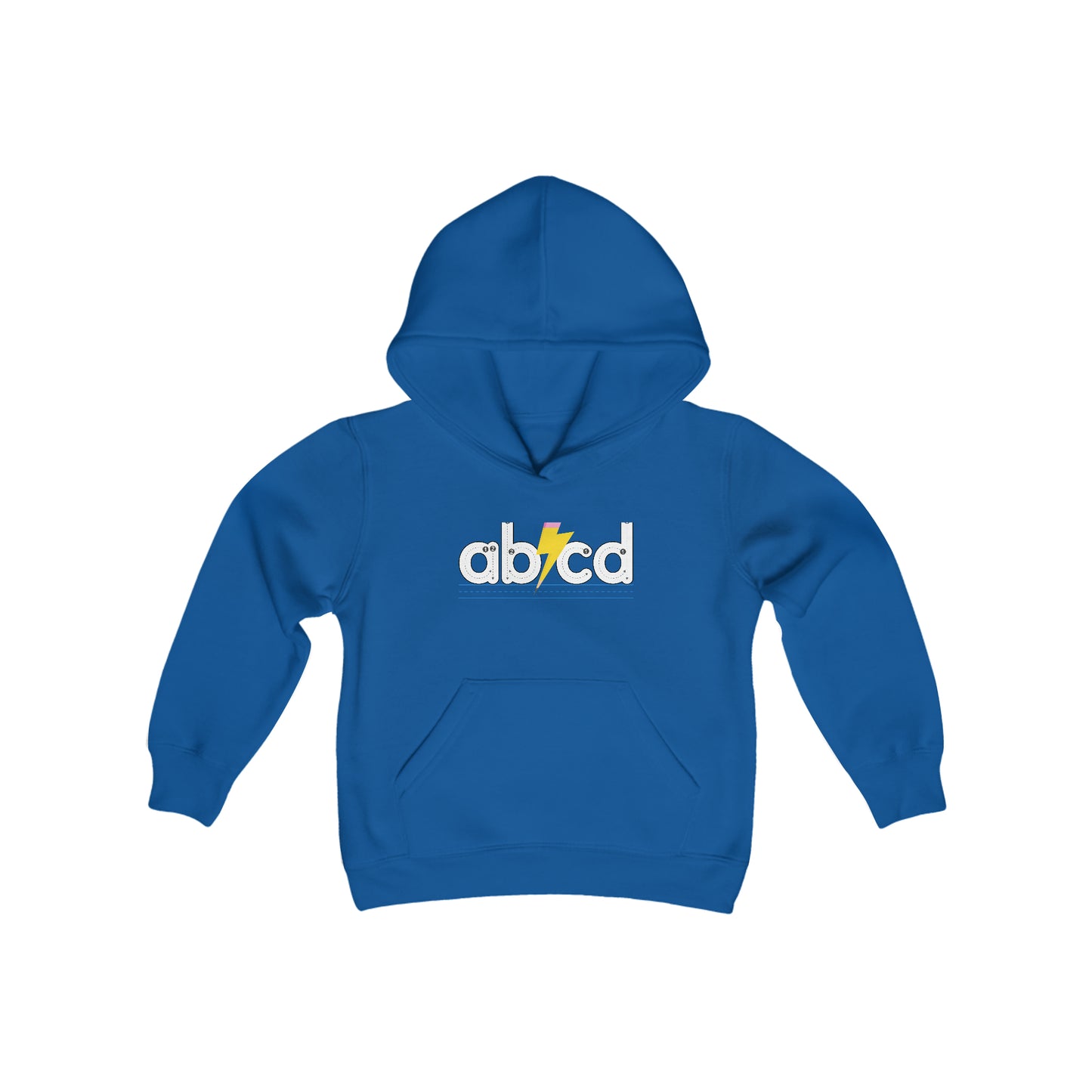 Kids Back To School Hoodie ABCD Band Inspired Hooded Sweatshirt for Your Little Rockstar Student