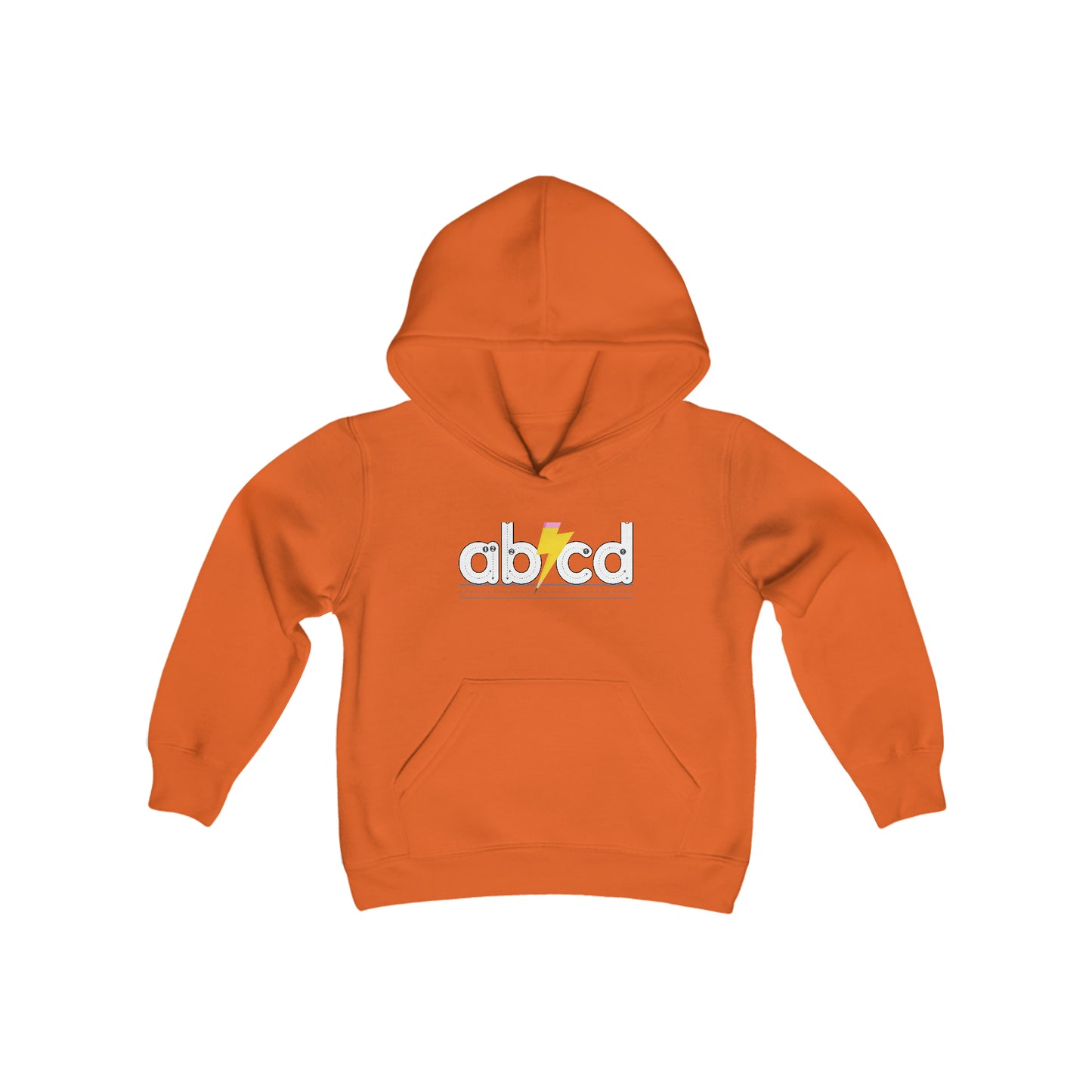 Kids Back To School Hoodie ABCD Band Inspired Hooded Sweatshirt for Your Little Rockstar Student