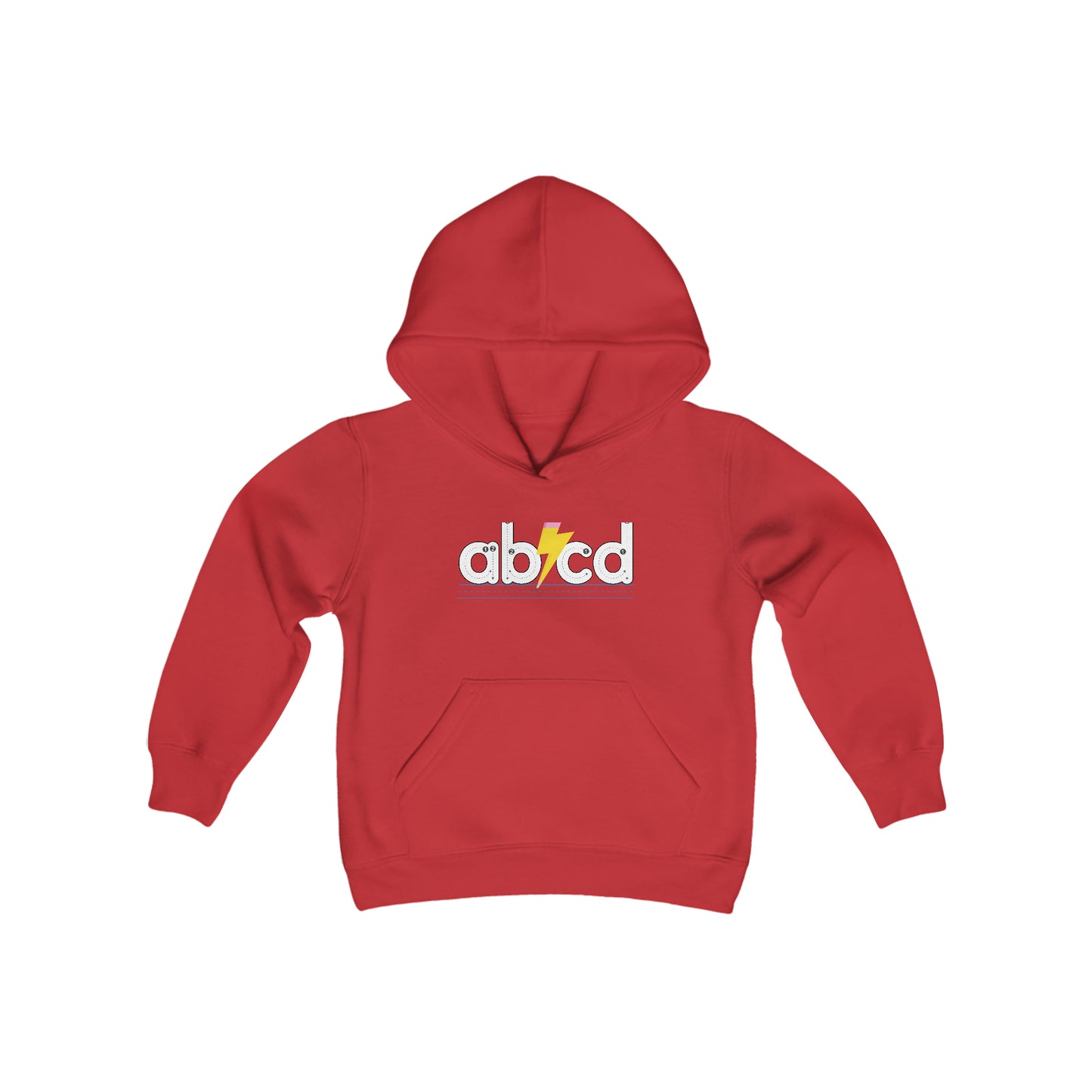 Kids Back To School Hoodie ABCD Band Inspired Hooded Sweatshirt for Your Little Rockstar Student