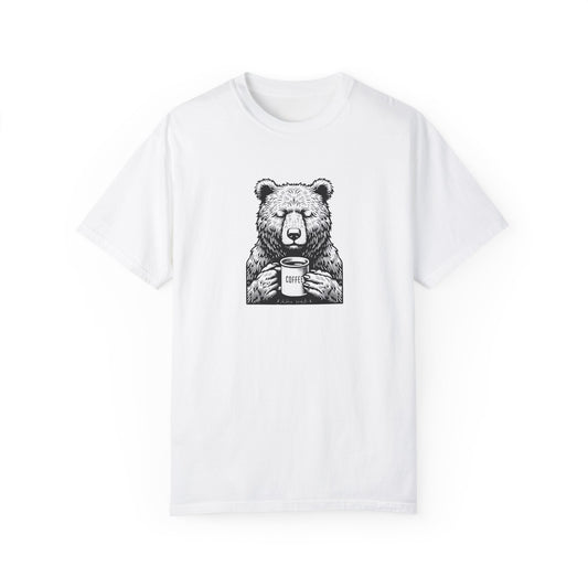 Mama Bear Comfort Colors Tshirt, Coffee Loving Mom Shirts, Gifts for Mother's Day, Vintage Feel Tees