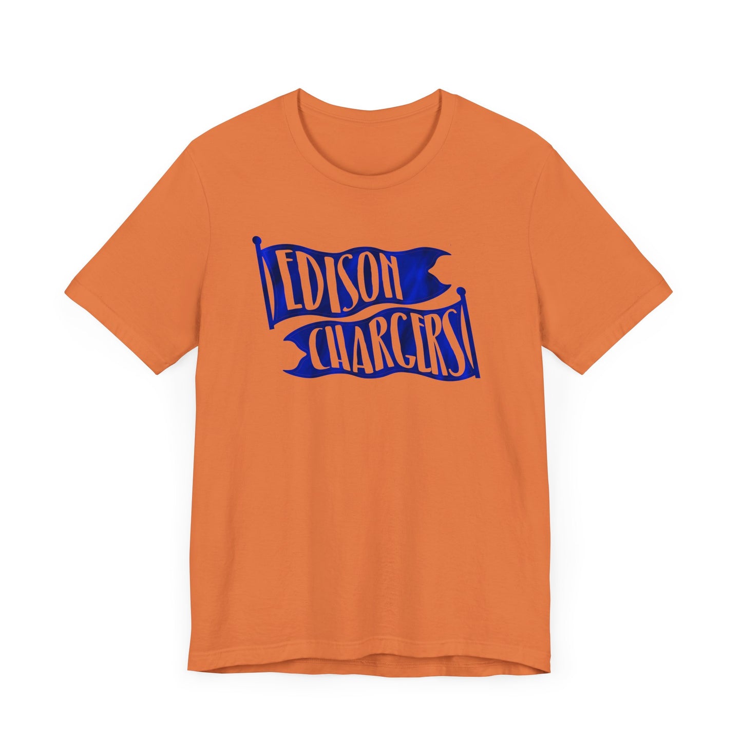 Edison Chargers Pennant GameDay Tee