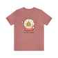 Retro Christmas Tee | Winter Snow Globe T-shirt, Pink Neutral Xmas Shirt