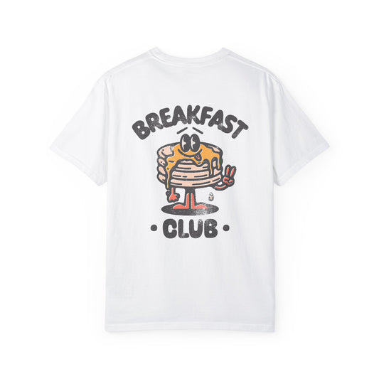 Breakfast Club Comfort Colors Tshirt, Vintage Feel Front & Back Graphic Tee, Trendy Oversize Shirt