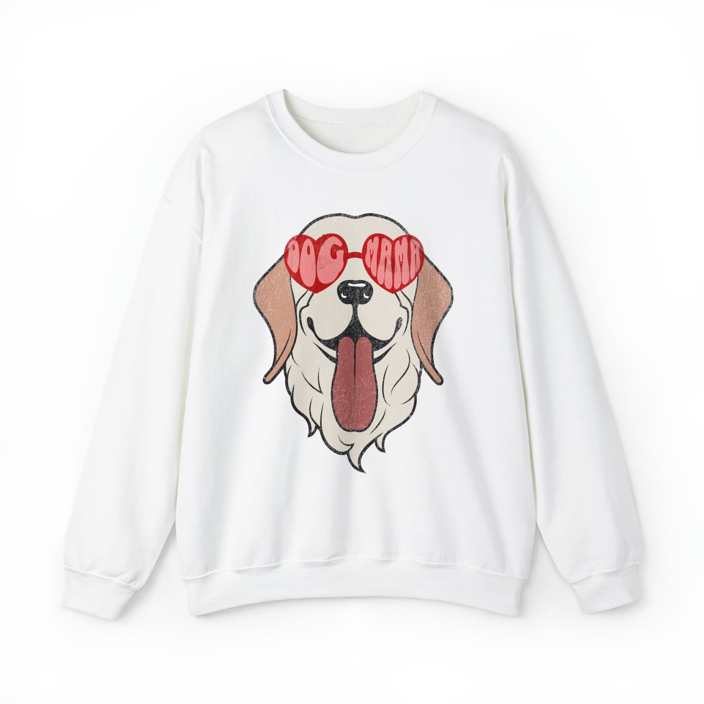 Dog Mama Sweatshirt | Golden Retriever Mom, Dog Lover Crewneck