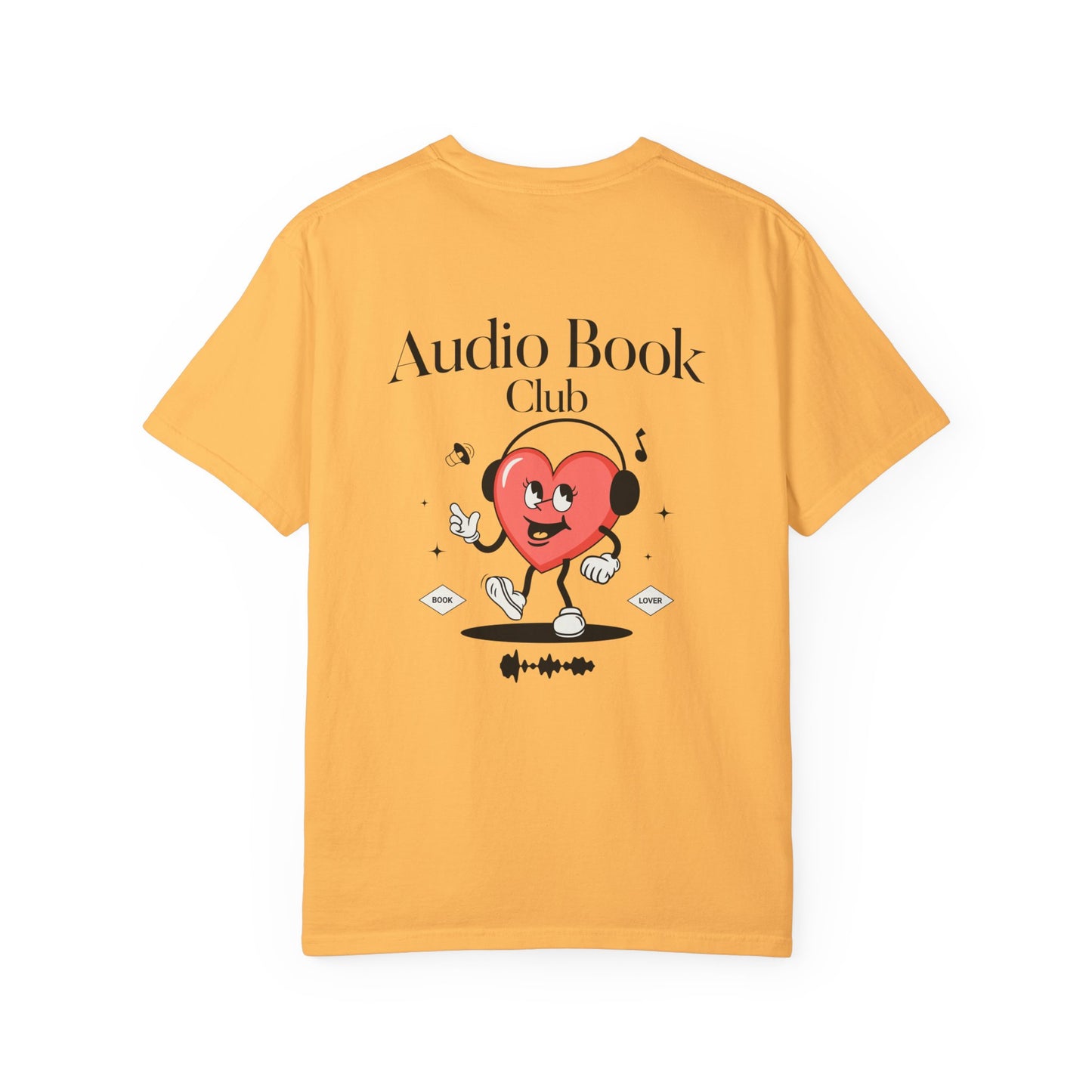 Audio Book Club Comfort Colors Tee, Book Lover Merch, Bookish Booktok Tshirt, Retro Vibes, Front & Back Graphic