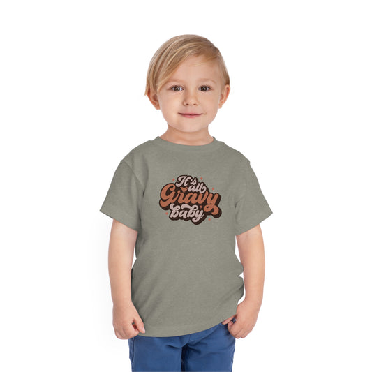 Kids Thanksgiving Shirt, It's All Gravy Baby Funny Thanksgiving Tee