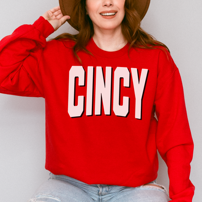 Cincinnati Varsity Style Crewneck, Cincy Gameday Sweatshirt | Reds, Bengals, Bearcats!