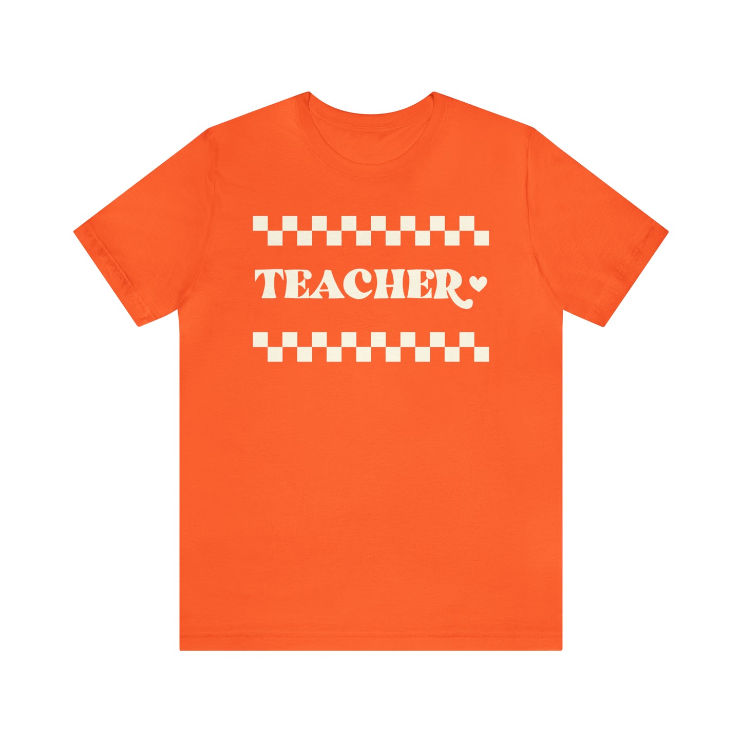 Teacher Vibes, Checkered Teacher Tshirt, Back to School Shirt for Teachers