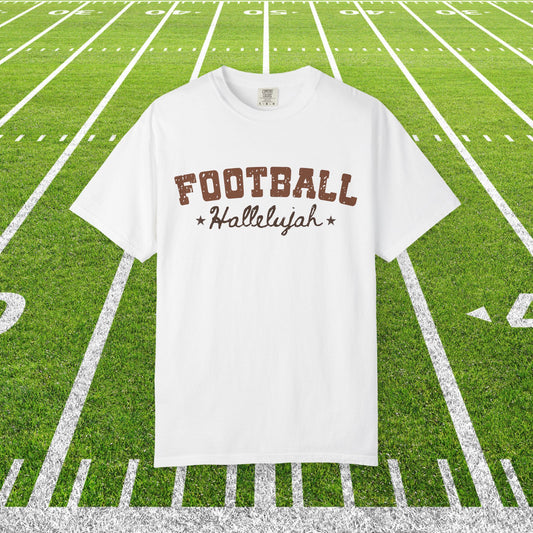 Football Hallelujah Shirt | Comfort Colors Game Day Tee