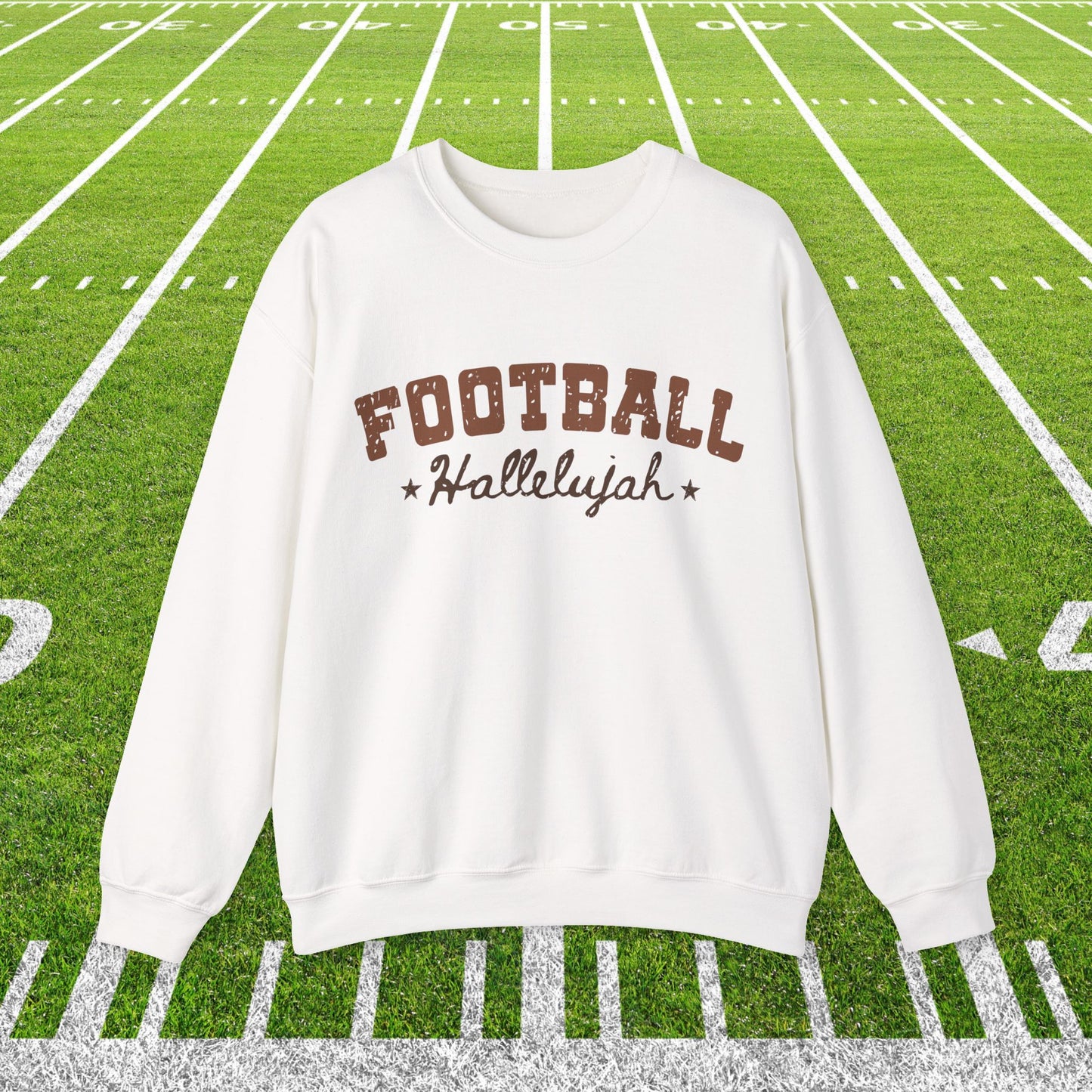 Football Hallelujah Sweatshirt | Vintage Game Day Crewneck | Retro Football Sweatshirt