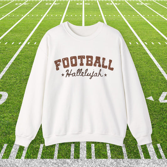 Football Hallelujah Sweatshirt | Vintage Game Day Crewneck | Retro Football Sweatshirt