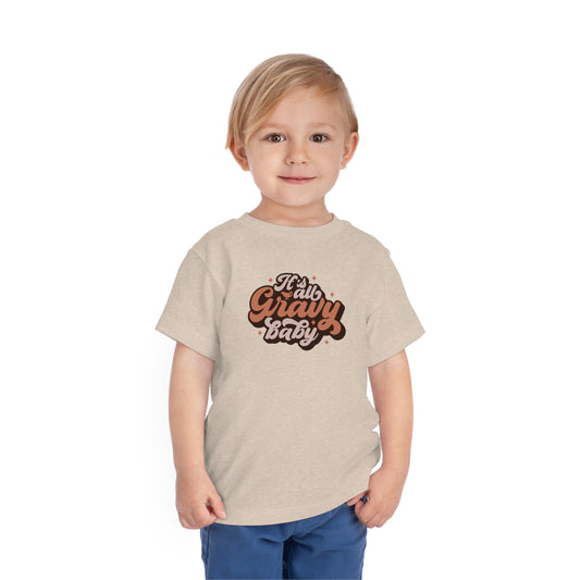 Kids Thanksgiving Shirt, It's All Gravy Baby Funny Thanksgiving Tee