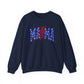 Patriotic Mama Sweatshirt, 4th of July Crewneck, Red White & Blue Band Tee Pullover for Mom