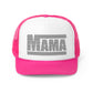 Checkered Mama Trucker Style Hat, Mama Trucker Hat