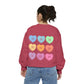 Self Love Club Comfort Crew Crewneck Sweatshirt, Self Love Club Candy Hearts Positivity Crewneck