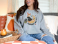 Retro Halloween Sweatshirt | Tonight We Fly Retro Witch Crewneck