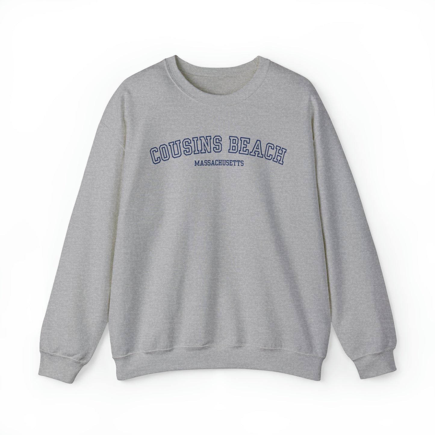 Cousins Beach Crewneck, Cousins Beach Massachusetts Sweatshirt