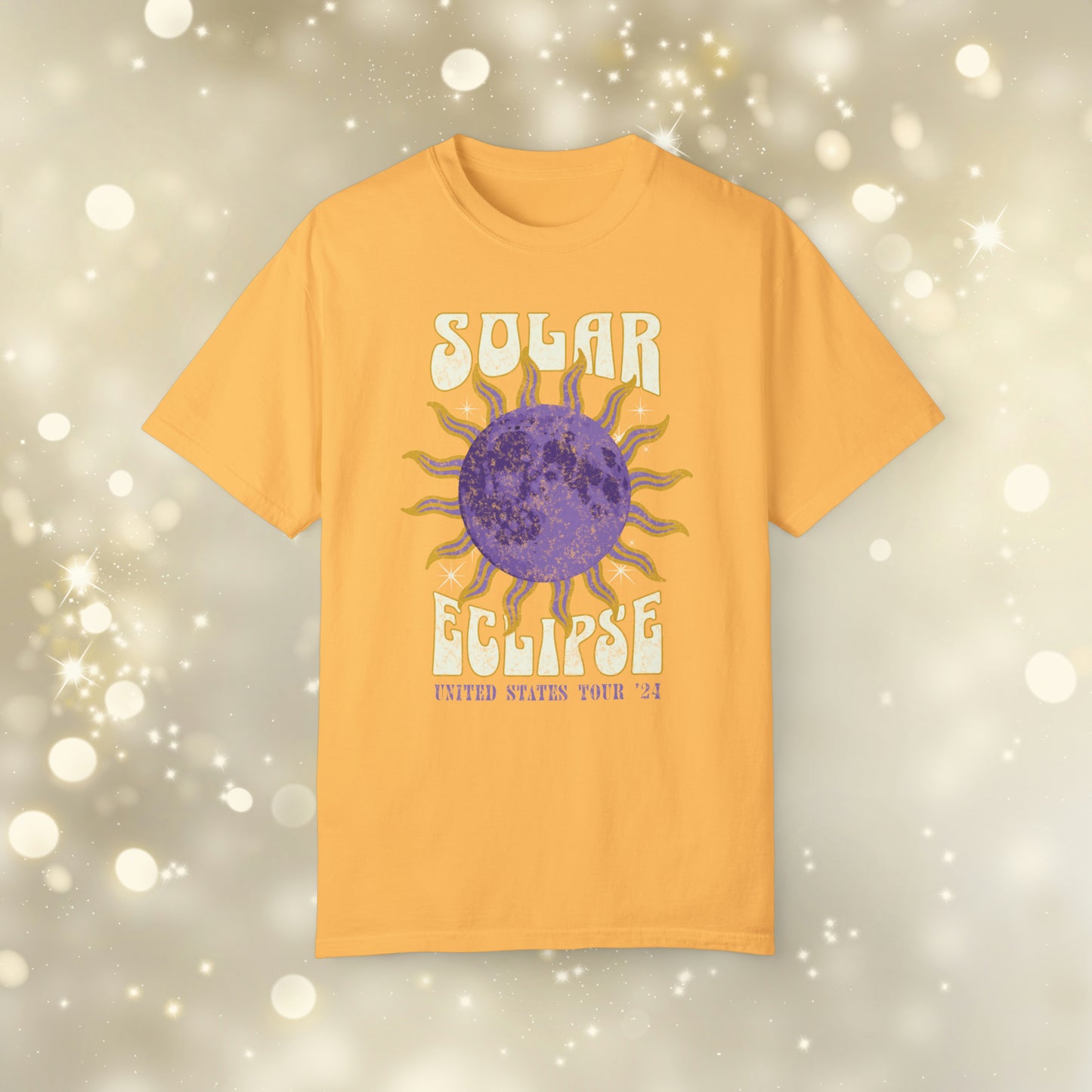 Solar Eclipse Comfort Colors Band Tee, 2024 Solar Eclipse World Tour Tee