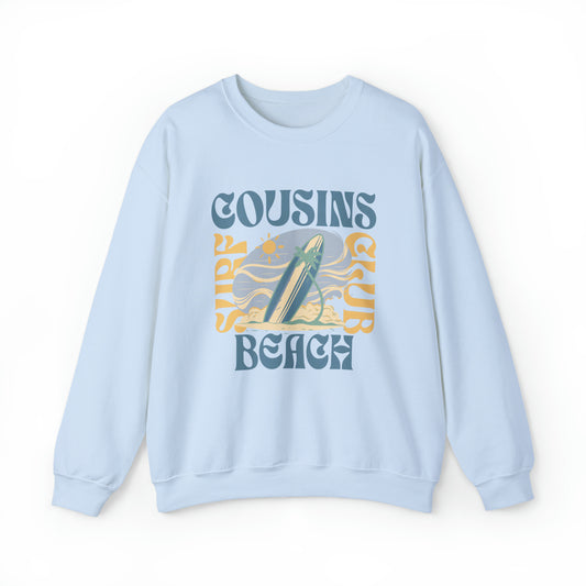 Cousins Beach Crewneck, Cousins Beach Surf Club Sweatshirt