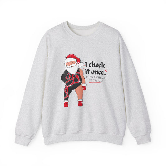 Christmas Crewneck Sweatshirt - Reputation Santa Print