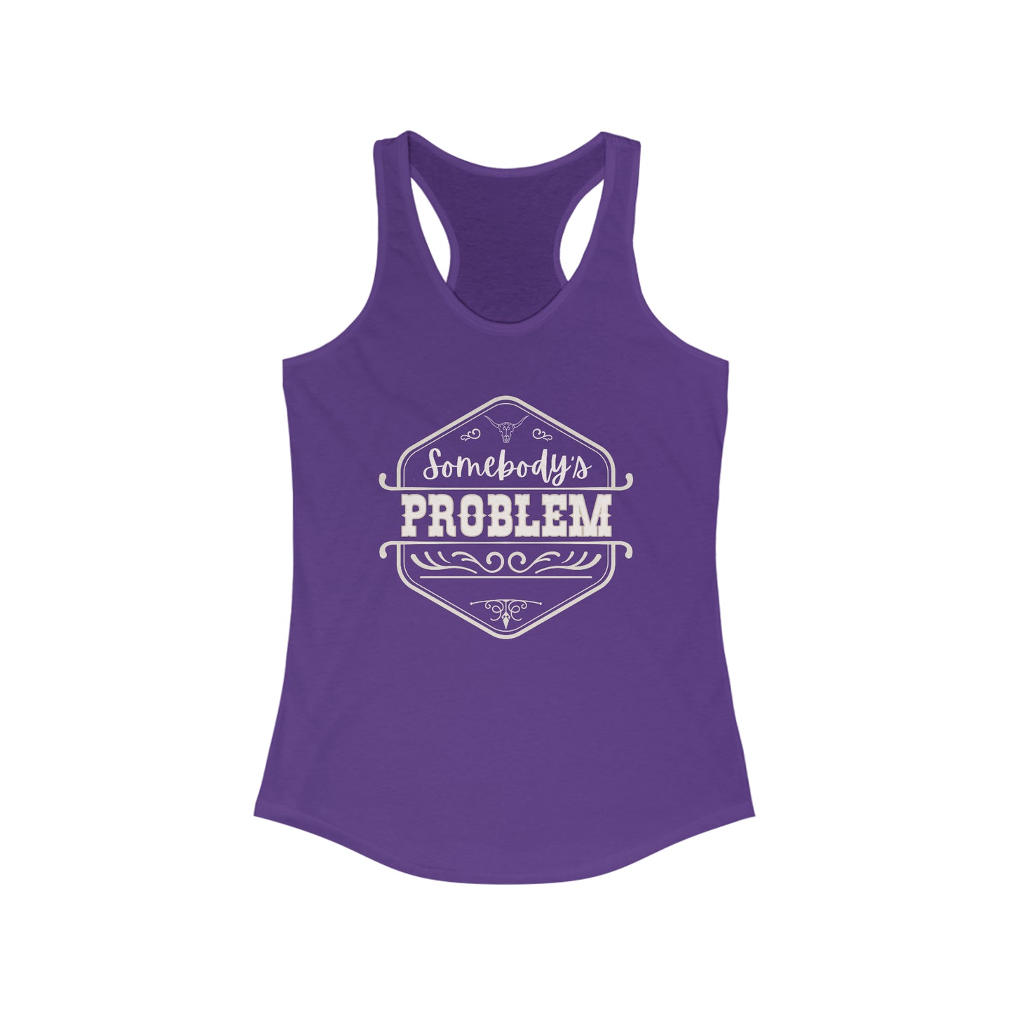 Somebody's Problem Racerback Tank | Wallen Concert Shirt, Couples Matching Top