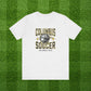 Columbus Soccer Gameday Tee With Black and Gold Soccer Ball Graphic