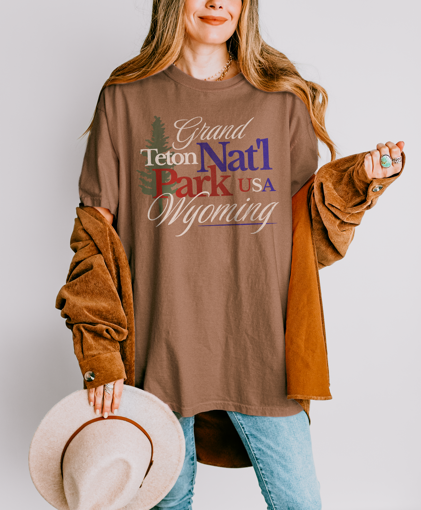 Grand Tetons Comfort Colors Tshirt | Trendy Streetwear Style National Park Tee