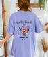 Audio Book Club Comfort Colors Tee, Book Lover Merch, Bookish Booktok Tshirt, Retro Vibes, Front & Back Graphic